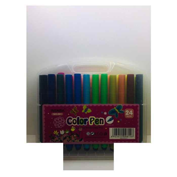 ماژیک نقاشی24رنگ جعبه طلقی لاکسرکد6101